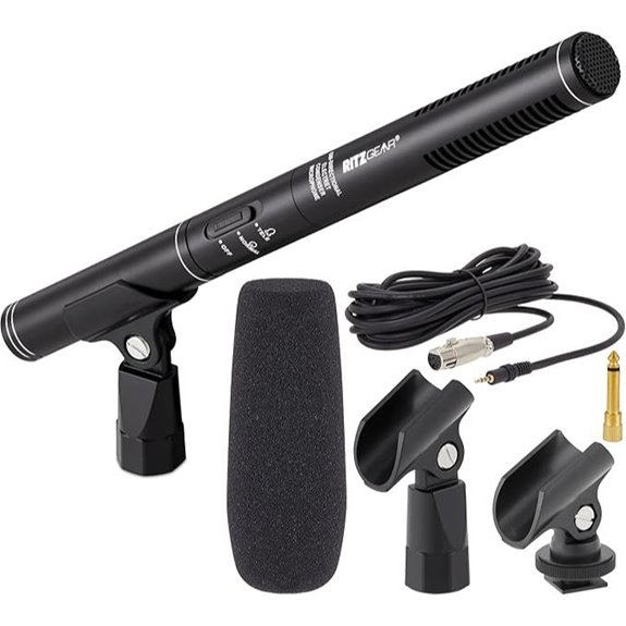 Ritz Gear Shotgun Microphone for Video & Studio Use