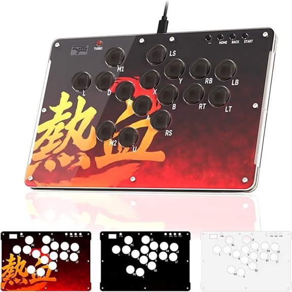 RK Royal Kludge T16 Arcade Stick with RGB & Hot Swap