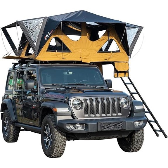 Naturnest Roof Top Tent with Sunroof & Removable Rainfly