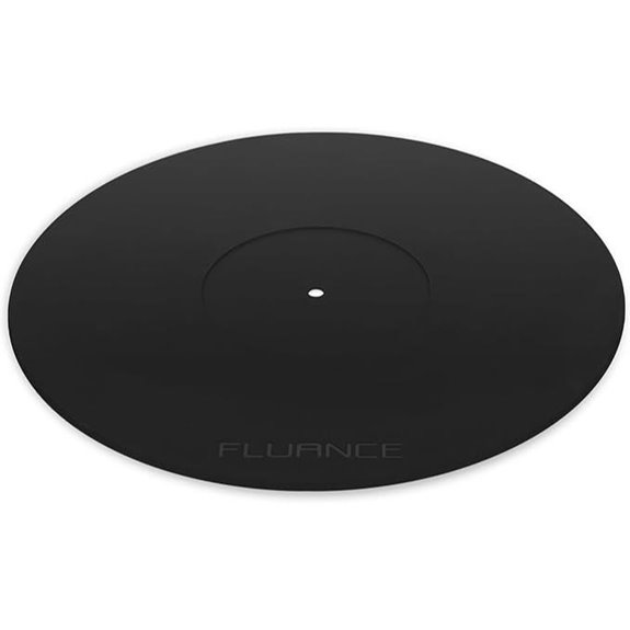 Fluance Turntable Rubber Platter Mat for Vinyl Records