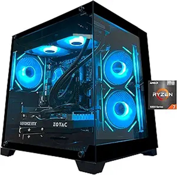 Gaming PC Desktop with Ryzen 7 & RTX 5060