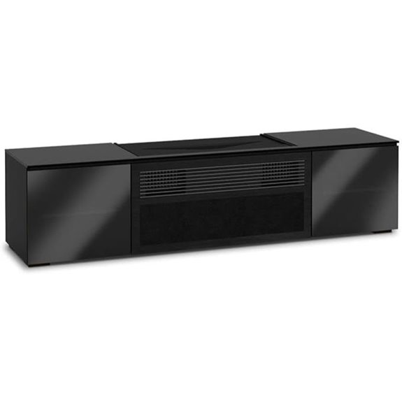 Salamander Oslo Credenza Media Cabinet with Glass Doors