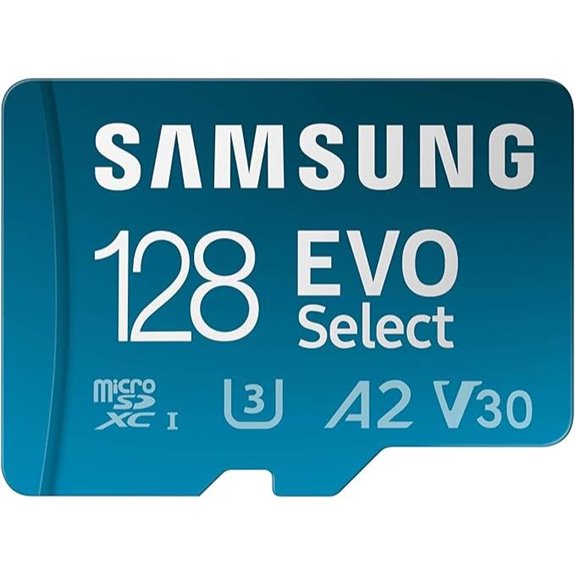 Samsung EVO Select 128GB microSD Card with Adapter