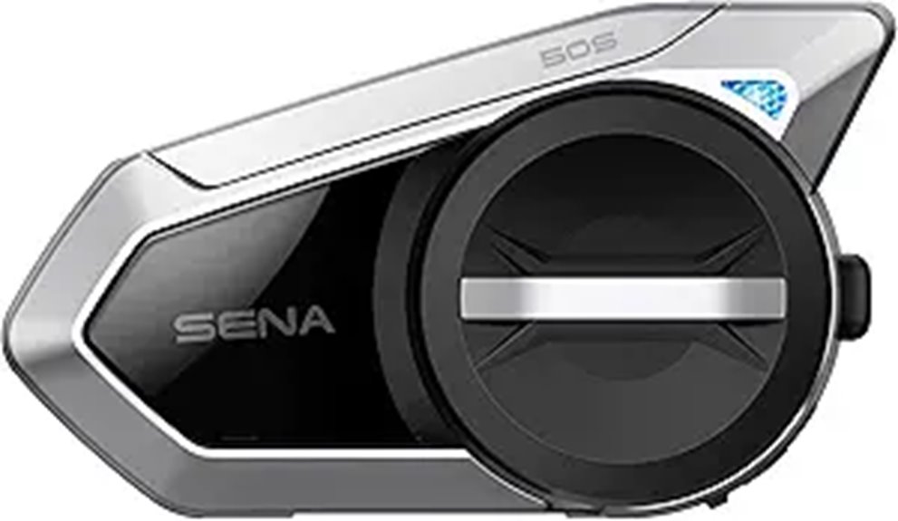 Sena 50S Motorcycle Bluetooth Headset with Harman Kardon