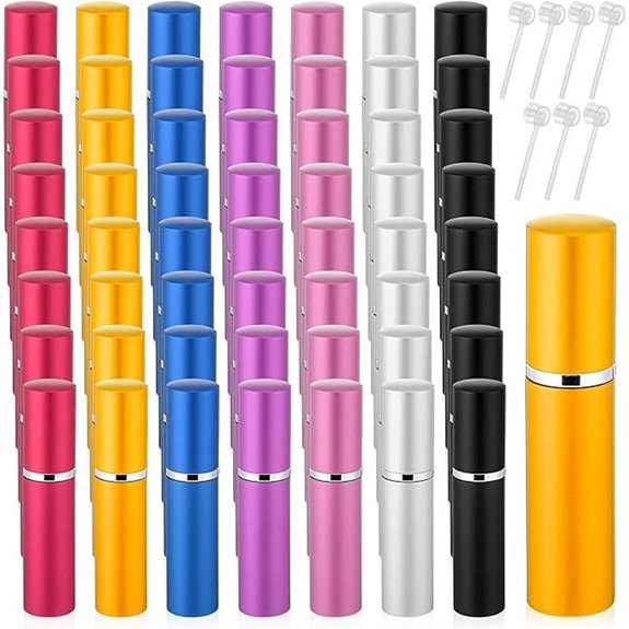 SHENLIU 56 pcs Travel Refillable Perfume Atomizers