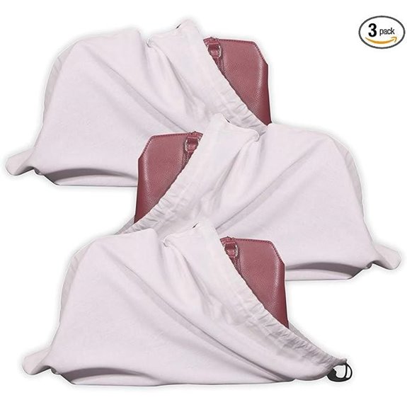 3 Pack Large Drawstring Storage Pouches