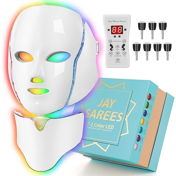 Red Light Therapy Face Mask with 7 Colors