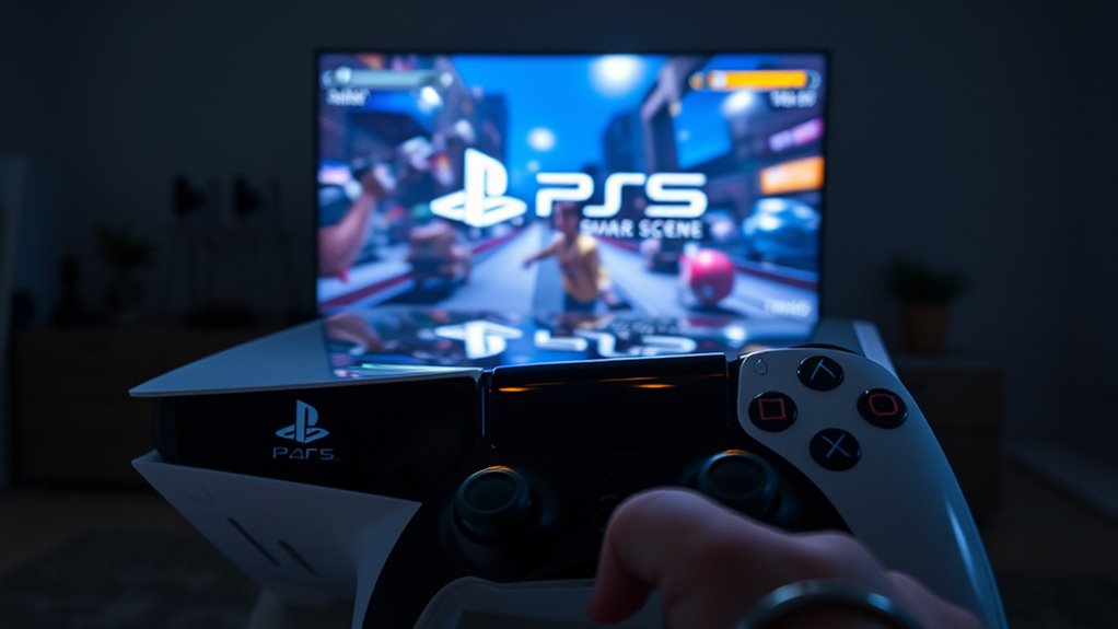 share gameplay via share screen