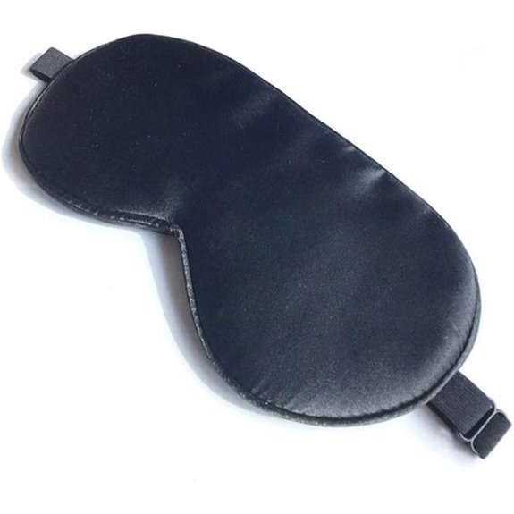 Silk Sleep Mask with Adjustable Strap Blackout