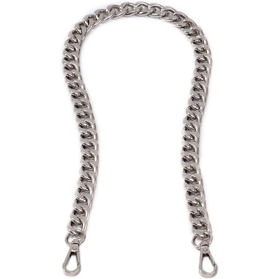 Xiazw Silver Metal Crossbody Purse Chain Strap (26'')
