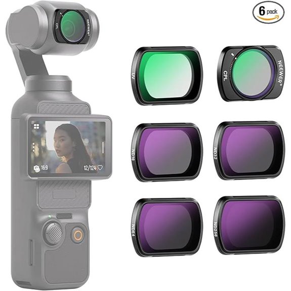 NEEWER 6-Pack Filter Set for DJI Osmo Pocket 3
