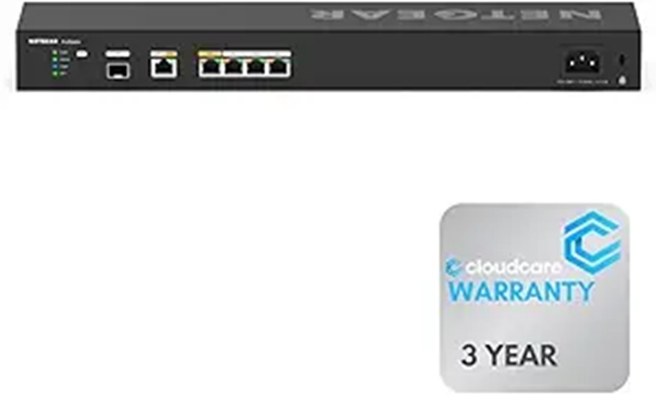 NETGEAR 6-Port 10G Dual WAN Router with Management