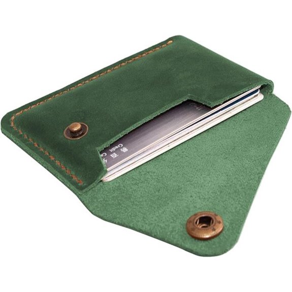 Leather Card Wallet - Minimalist Credit Card Holder