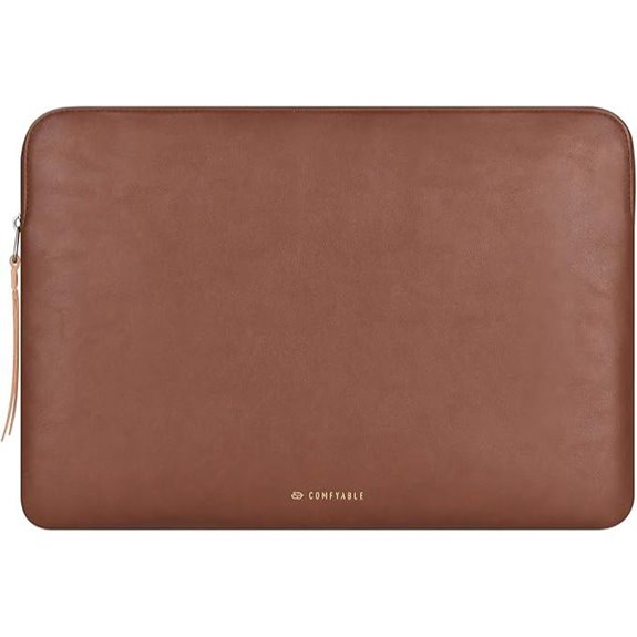 Comfyable Slim Leather Laptop Sleeve for MacBook