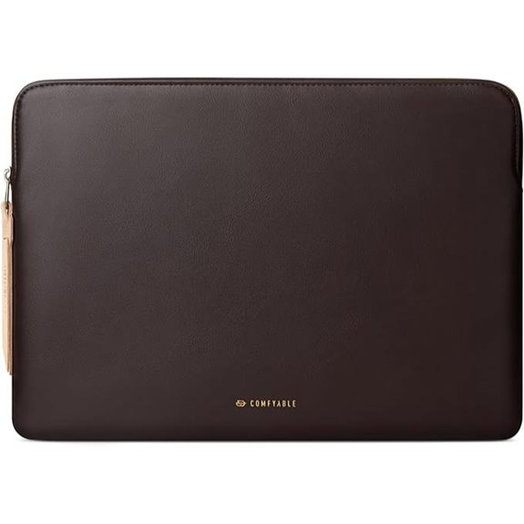 Comfyable Slim Leather Laptop Sleeve for MacBook