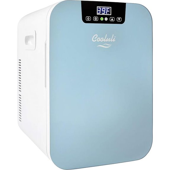 Cooluli 20L Mini Fridge with Digital Temp Control
