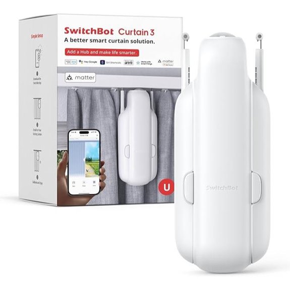 SwitchBot Automatic Curtain Opener with App & Smart Hub