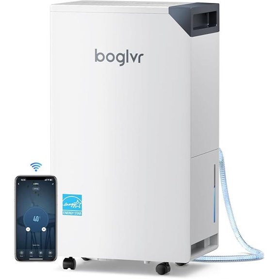 Energy Star Dehumidifier with Smart WiFi Control