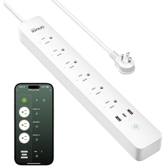 GHome Smart Power Strip with USB & App Control