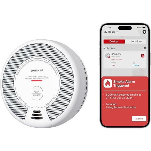 X-Sense Smoke & CO Detector with App Alerts