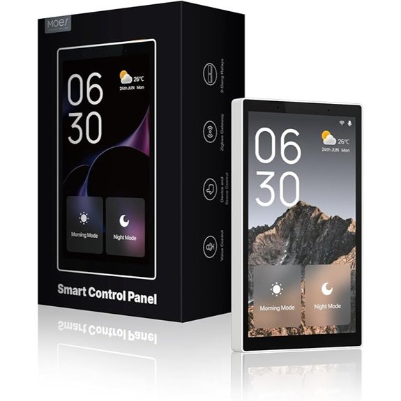 MOES Smart Touchscreen In-wall Control Panel