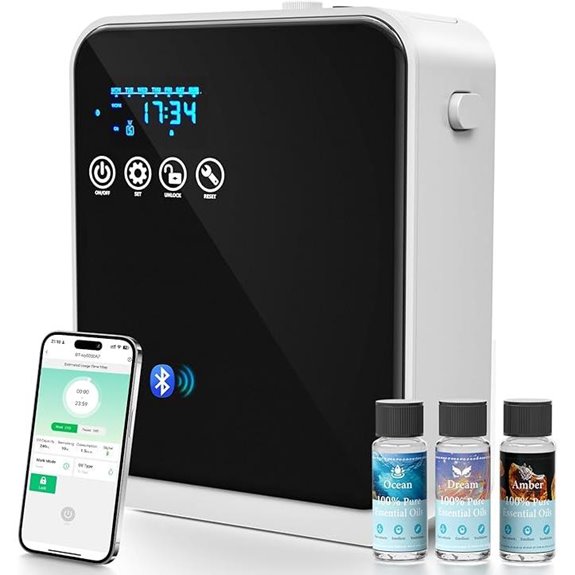 Waterless Aromatherapy Diffuser with App & Touch Screen