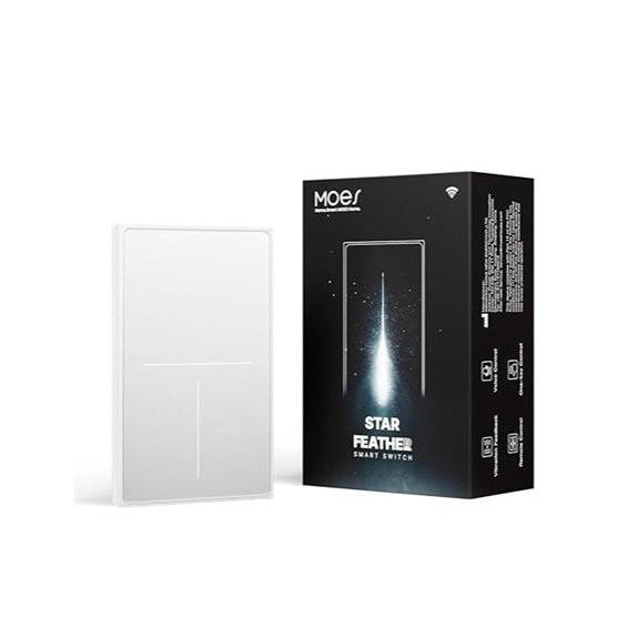 MOES Full Touch Smart Switch 3-Gang WiFi Alexa Google