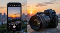 smartphone camera vs professional