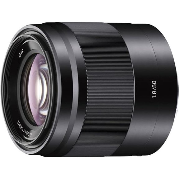 Sony - E 50mm F1.8 OSS Portrait Lens (SEL50F18/B) Black