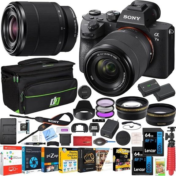 Sony a7III Full Frame Camera & Lens Kit Bundle