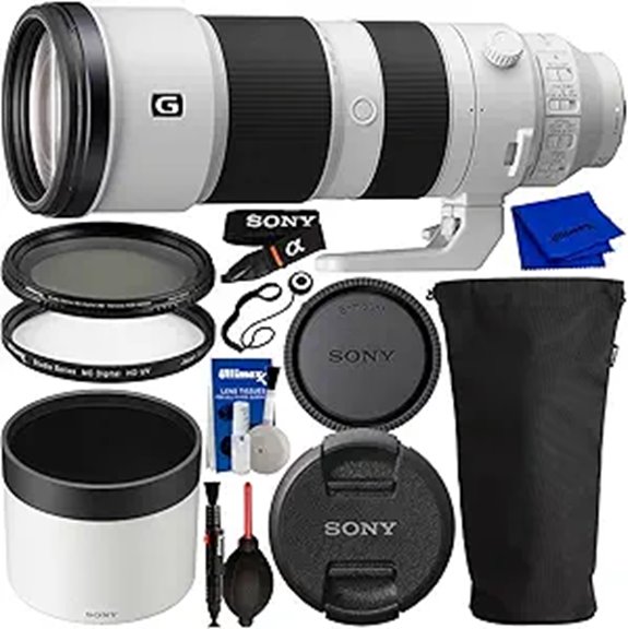 Sony FE 200-600mm G OSS Lens with Accessories