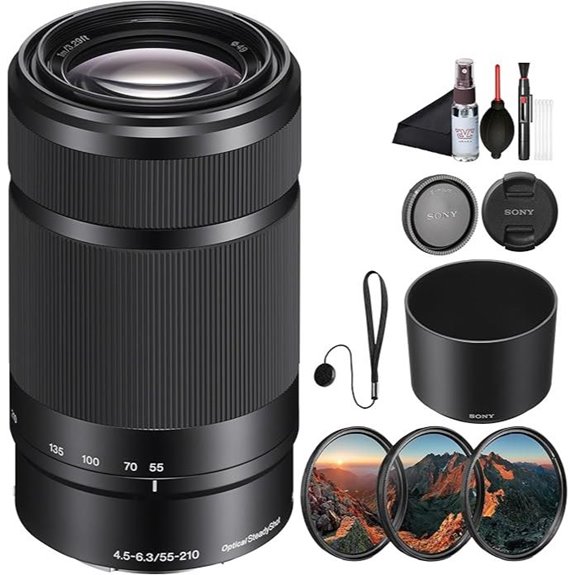 Sony E 55-210mm F4.5–6.3 OSS Telephoto Lens Kit