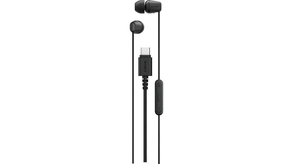 sony usb c in ear headphones