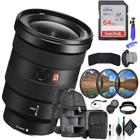 Sony FE 16–35mm F2.8 GM Lens Kit with Accessories