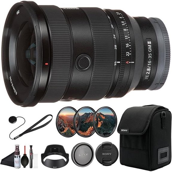 Sony FE 16–35 mm F2.8 GM II Wide-Angle Zoom Lens Kit