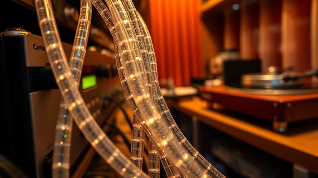 sound quality depends on cables