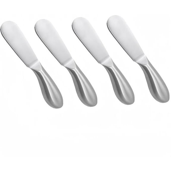 Stainless Steel Cheese and Butter Spreader Knife Set