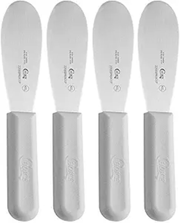 4-Piece Stainless Steel Sandwich Spreader Set