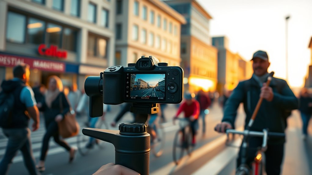 steady footage with gimbals