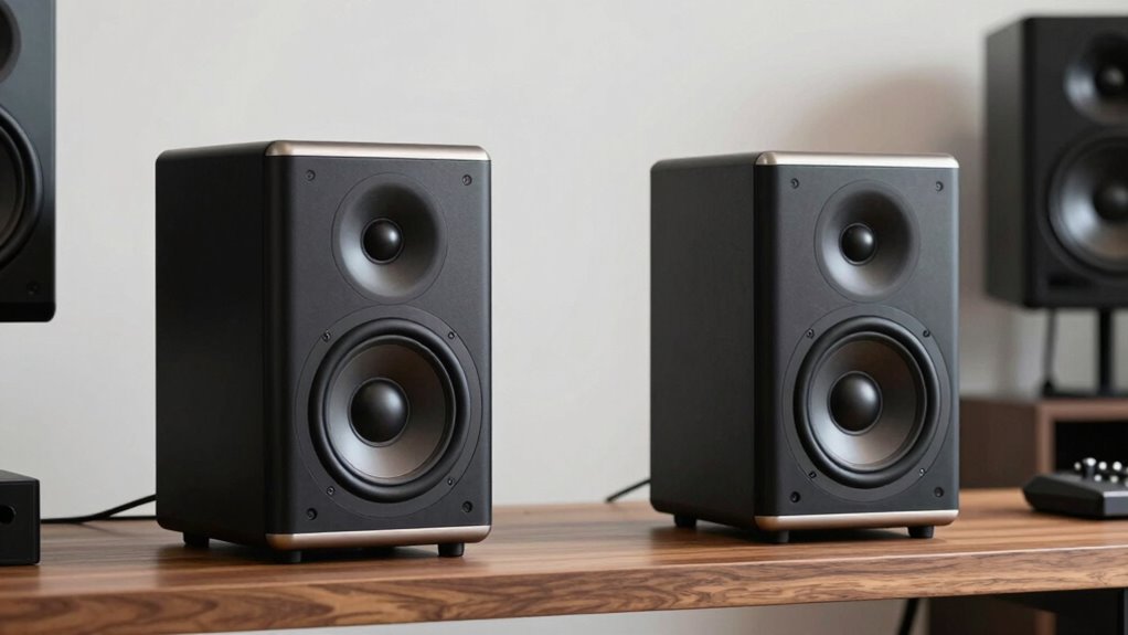 studio quality reference bookshelf speakers