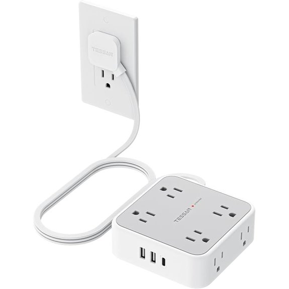 TESSAN Surge Protector Power Strip with USB and Outlets