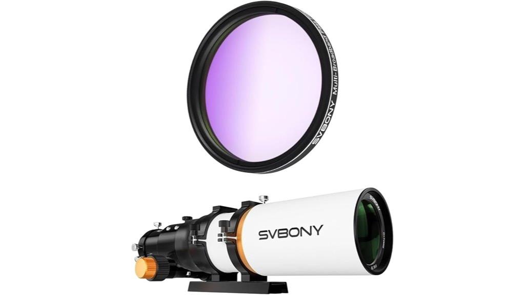 sv260 telescope filter compatibility