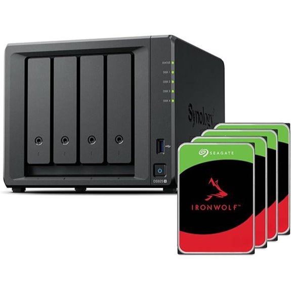 Synology DS925+ 4-Bay NAS with 16TB HDD Bundle