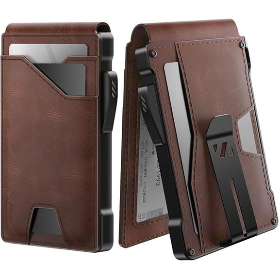 tactical rfid leather wallet