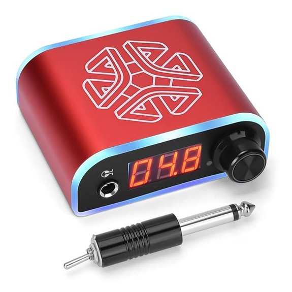ATOMUS Tattoo Power Supply with Pedal and Light
