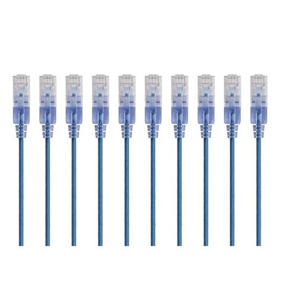 Monoprice Cat6A Ethernet Patch Cable (10-Pack 7ft)