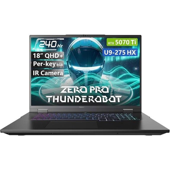 Thunderobot Zero 18 Pro Gaming Laptop with RTX 5070 Ti