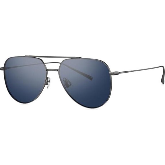 BOLON Titanium Aviator Polarized Sunglasses