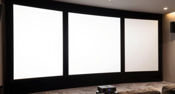 top 3 130 inch motorized screens