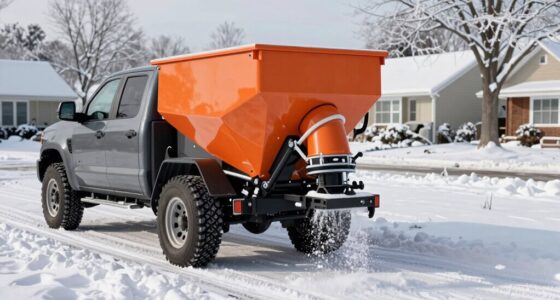 top auger salt spreaders